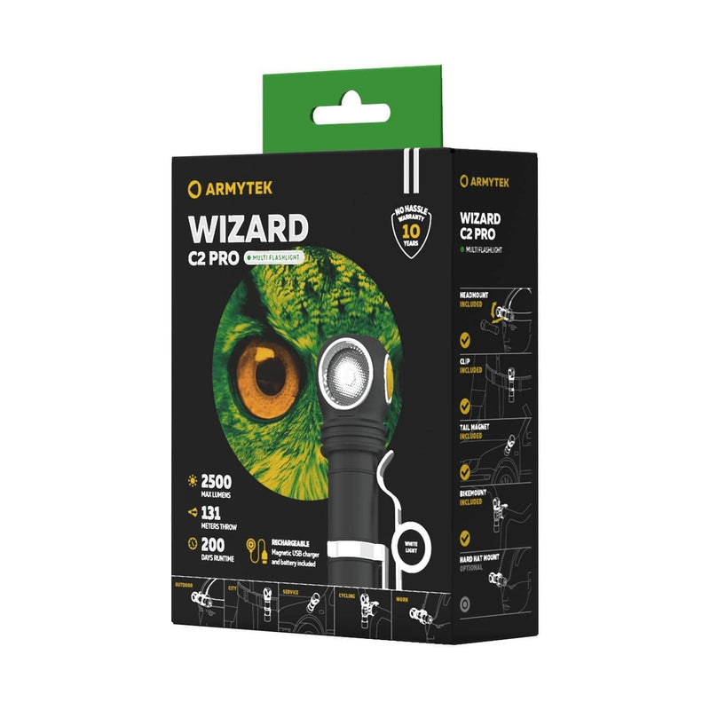 Garage Sale - Armytek Wizard C2 Pro Nichia Magnet USB Warm