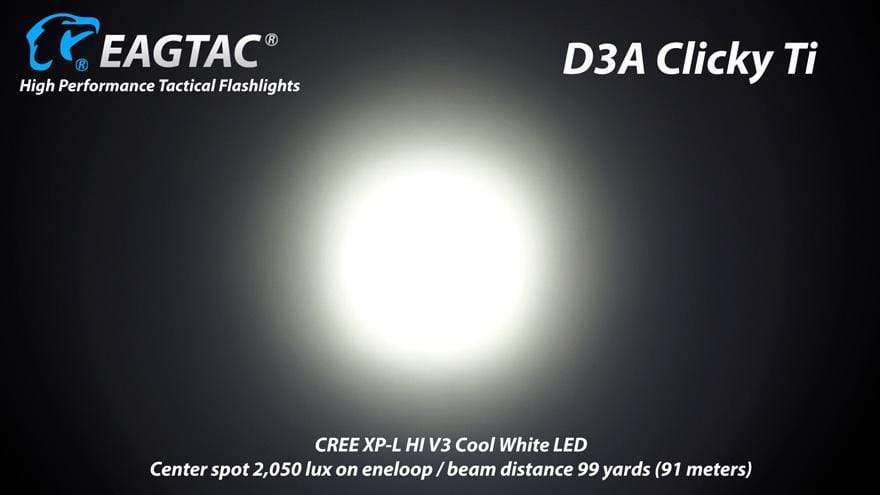 Eagletac D3A RC Titanium — Killzone Flashlights