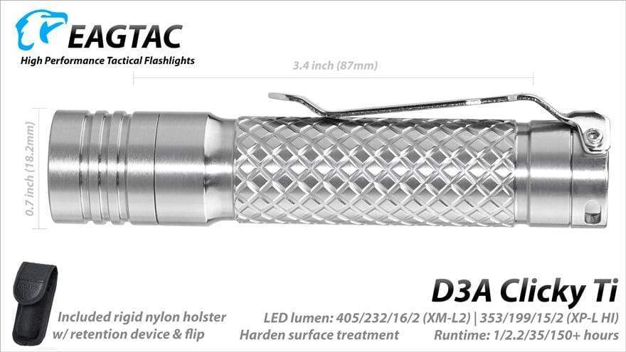 Eagletac D3A RC Titanium