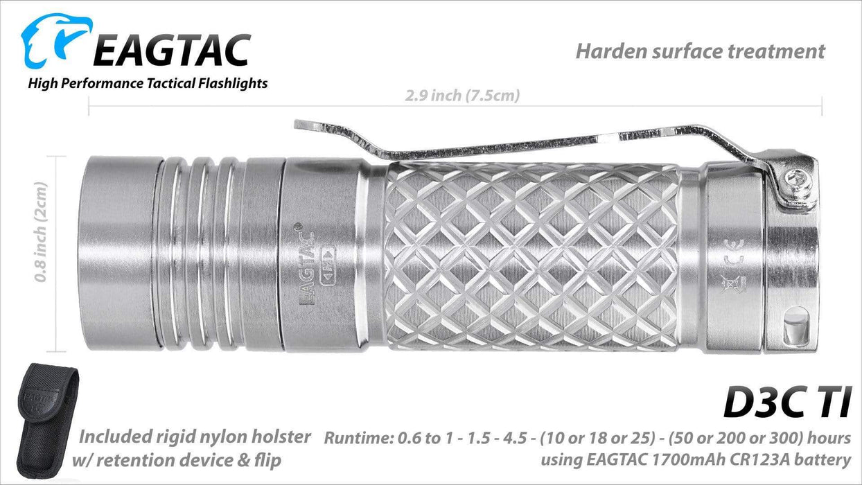 Eagletac D3C RC Titanium
