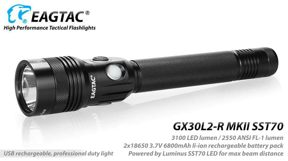 Eagletac GX30L2-R MKII SST70 Flashlight