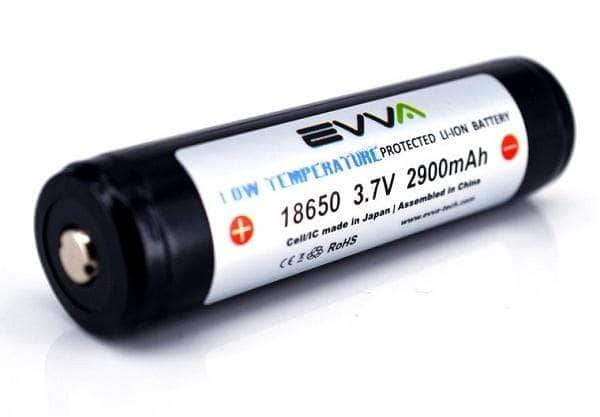 EVVA Protected 2900mAh NCR18650F Cold Weather