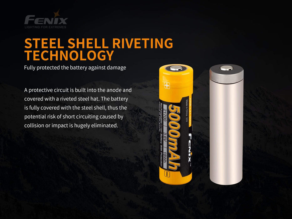 Fenix Rechargeable 5000mAh 21700