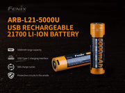 Fenix USB Rechargeable 5000mAh 21700