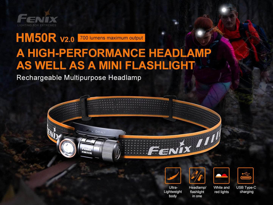 Fenix HM50R V2.0 Rechargeable Headlamp