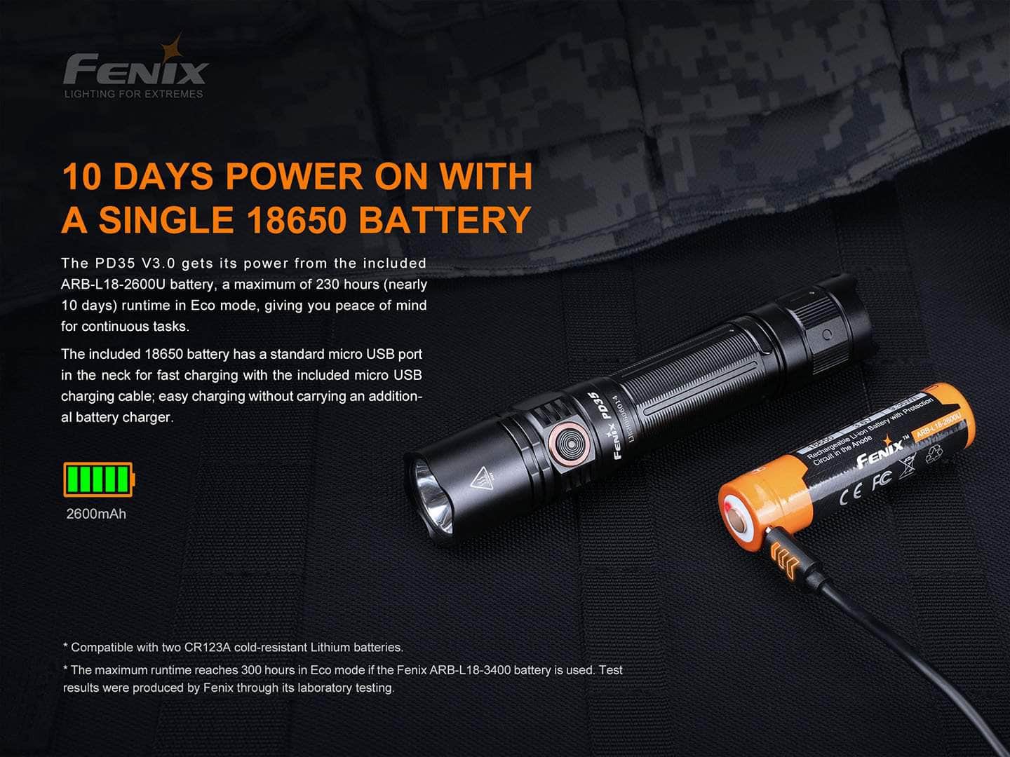 Fenix PD35 V3.0 Flashlight — Killzone Flashlights