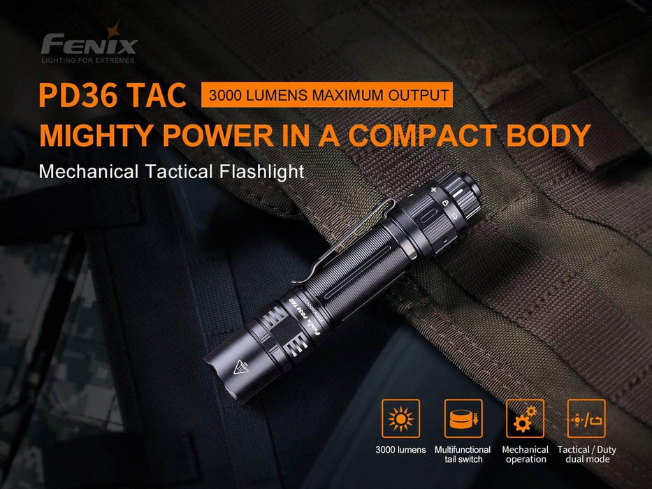 Fenix PD36 TAC Tactical Flashlight