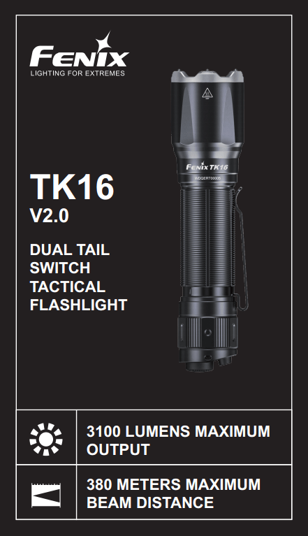 Fenix TK16 V2.0 Tactical Flashlight