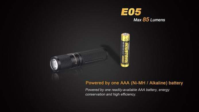fenix e05ss flashlight Fenix E05 Black
