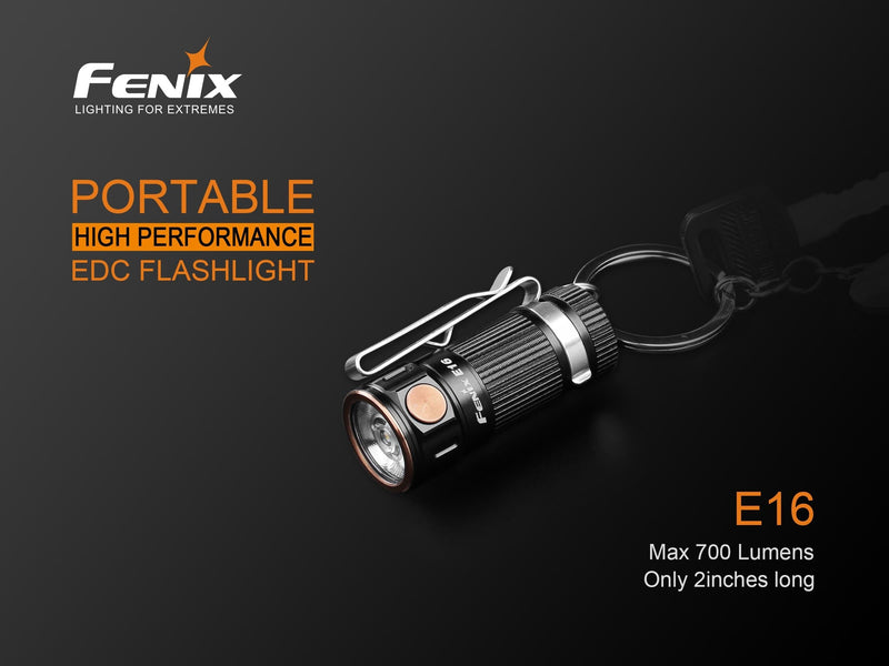 fenix e16 edc flashlight Fenix E16