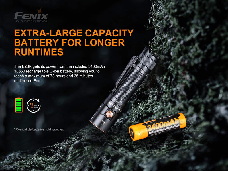 fenix flashlight battery Fenix E28R