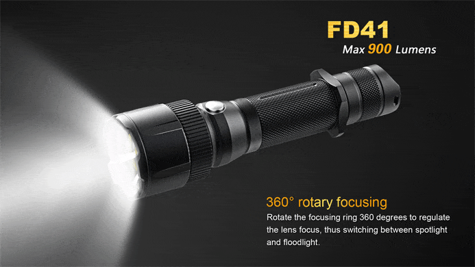 fenix flashlight 900 lumens Fenix FD41