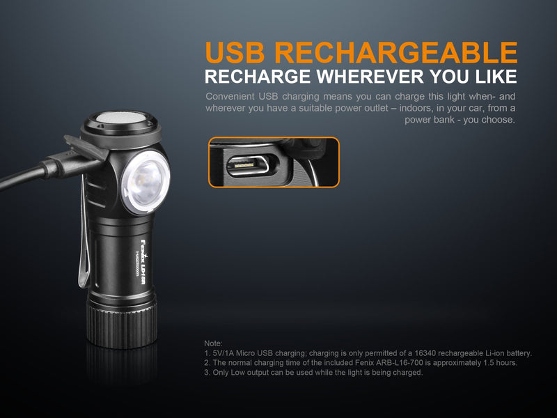 fenix flashlight charging instructions Fenix LD15R