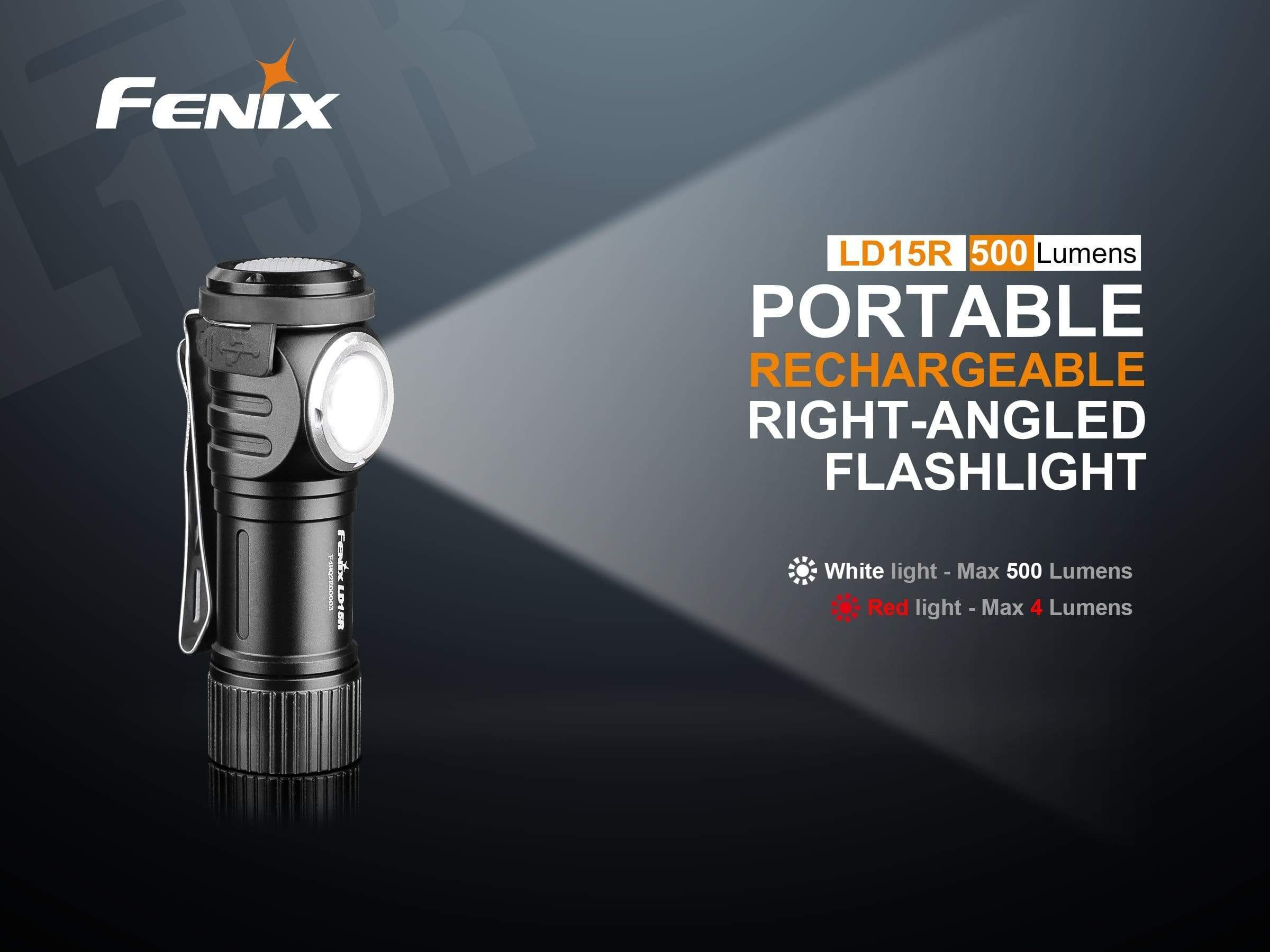 Fenix LD15R | 500 Compact Right-Angle Flashlight — Killzone