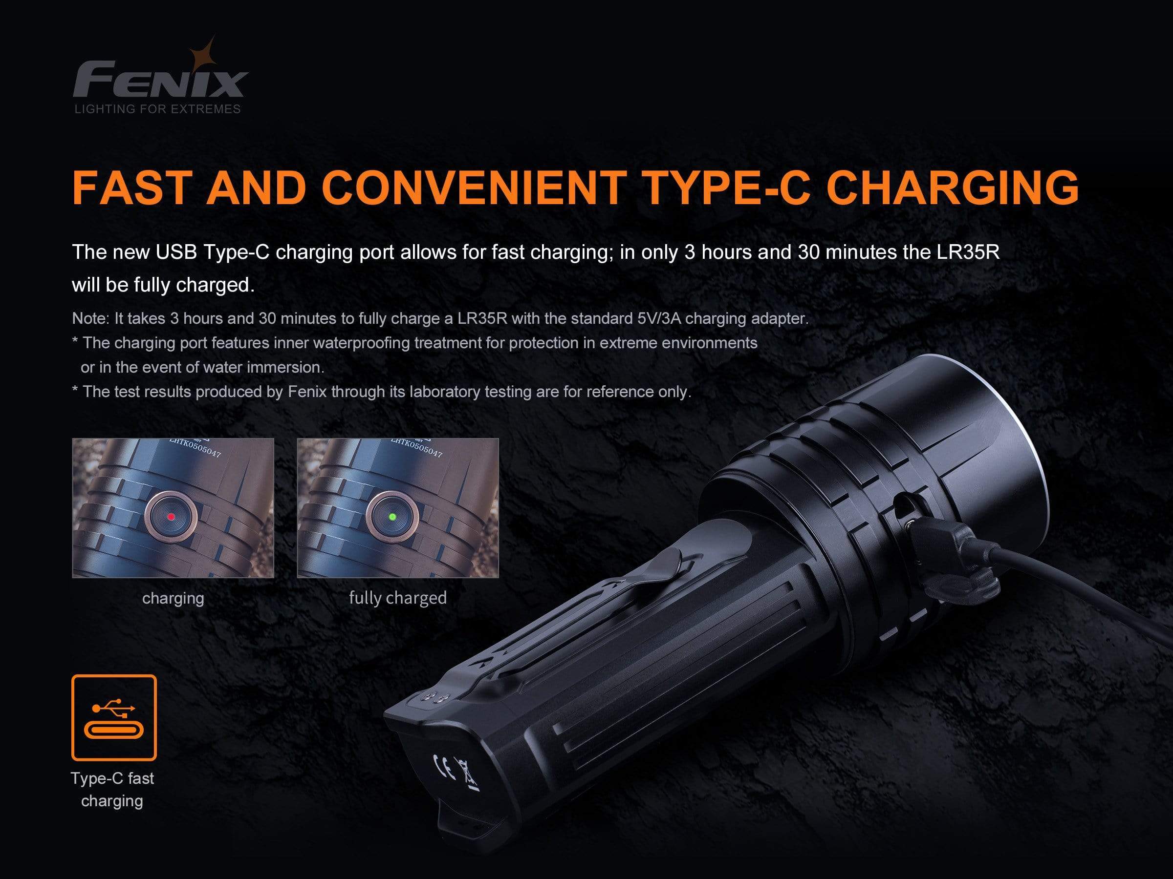 【再出品】Fenix LR35R 高輝度LED懐中電灯 10000lm Fenix LR35R | 10000 Lumen Handheld LED Spotlight — Killzone