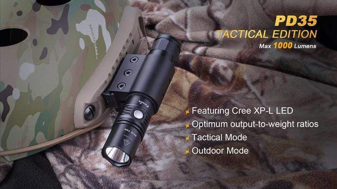 fenix camo flashlight Fenix PD35 TAC
