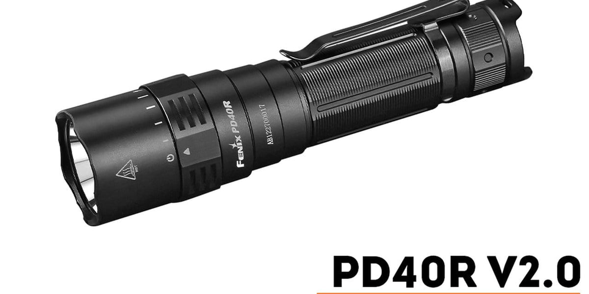 Fenix PD40R v2.0 Rechargeable Flashlight, 3000 Lumen USB-C