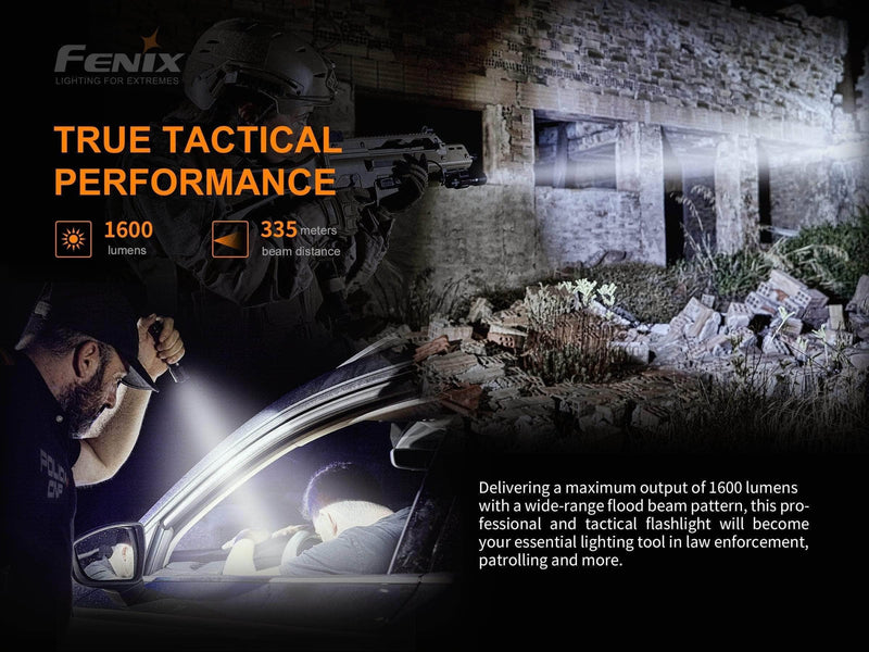 fenix flashlight beam pattern Fenix TK11 TAC