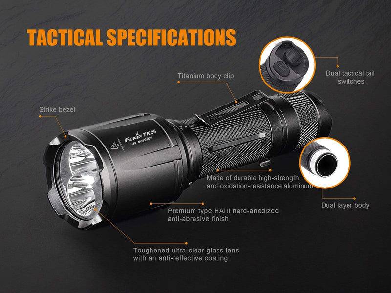 fenix flashlight guarantee Fenix TK25UV