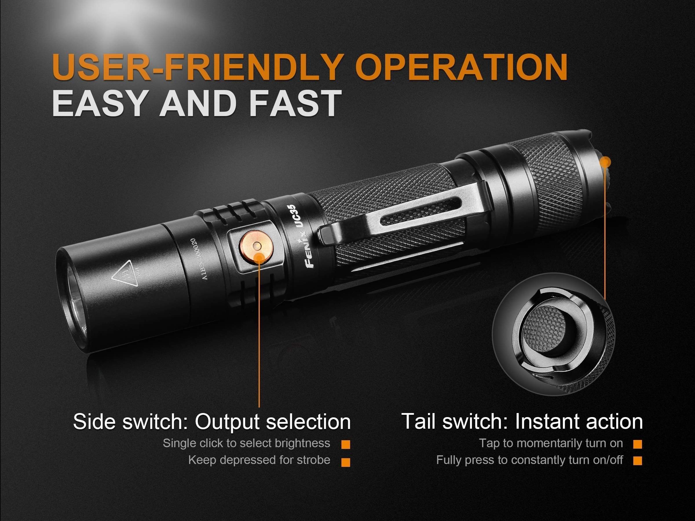 Fenix UC35 V2.0 — Killzone Flashlights