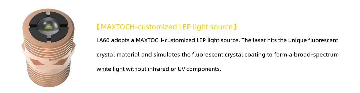 Maxtoch LA60 Rotary Focusing LEP Flashlight — Killzone Flashlights