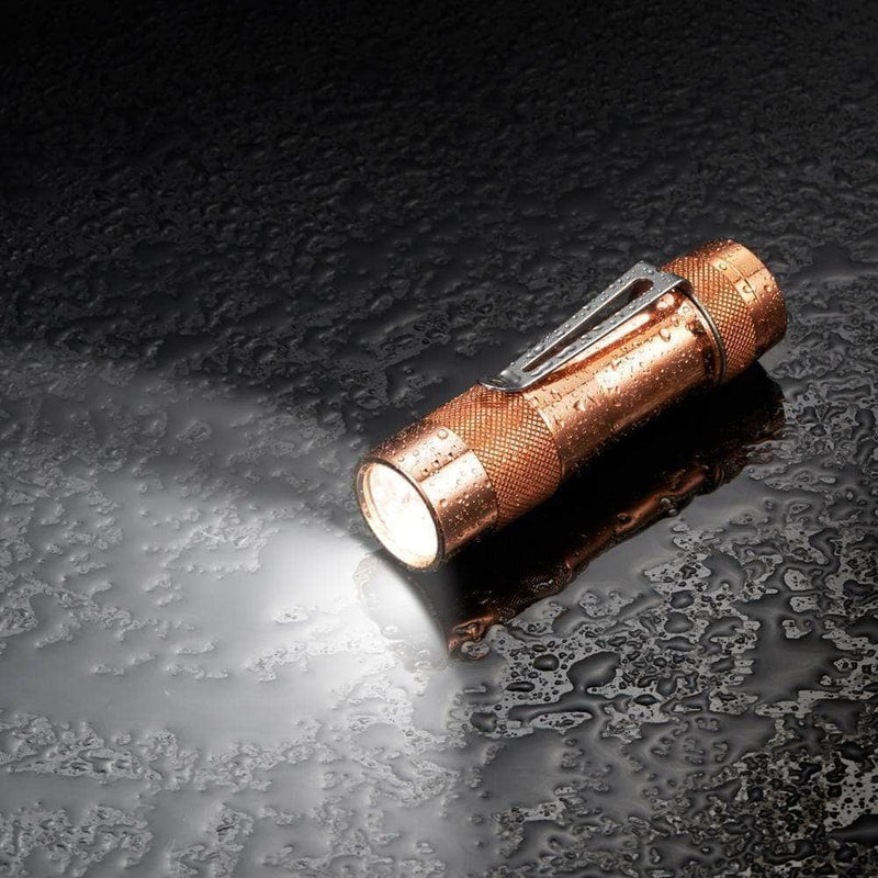 fenix copper flashlight Lumintop FW3A Copper Nichia