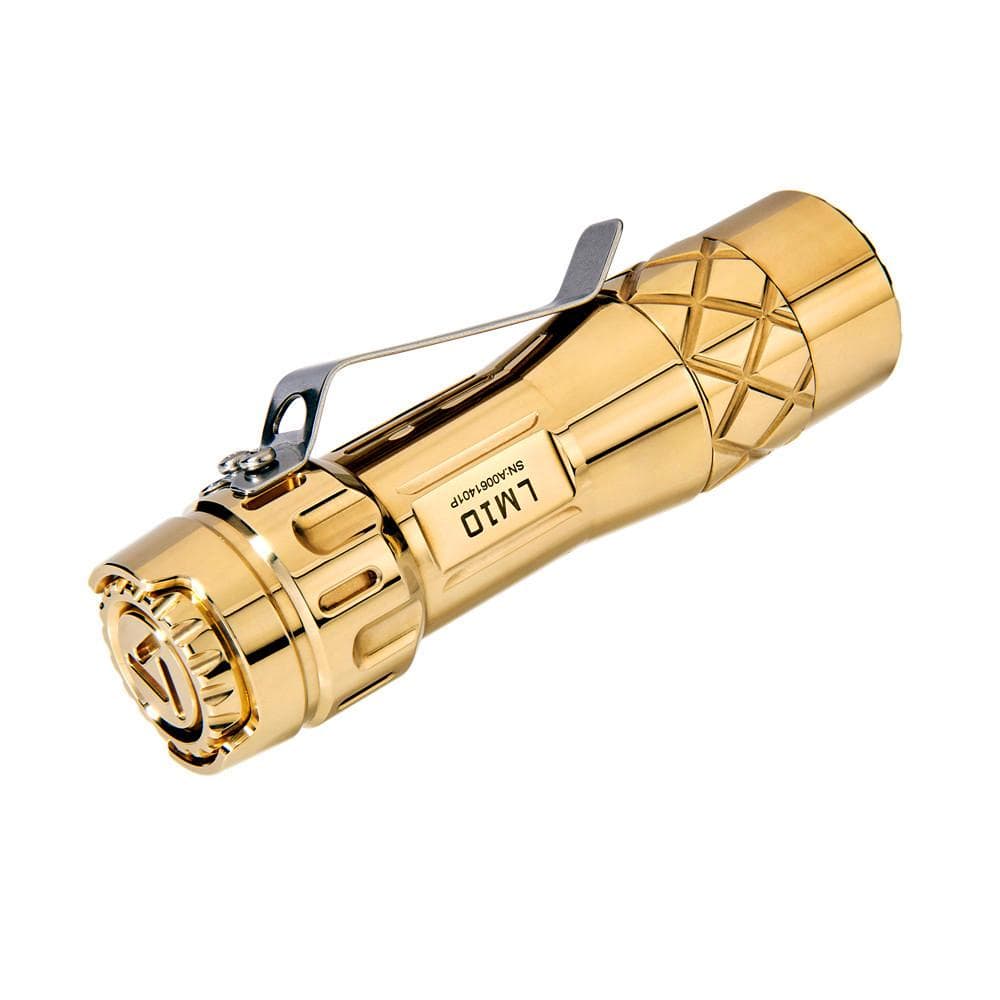 lumintop lm10 真鍮制 懐中電灯 特ローズ2700色 18650 lumintop lm10 真鍮制 懐中電灯 特ローズ2700色 18650 Lumintop LM10
