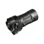 A Manker MK34 II flashlight on a white background.