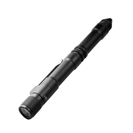 A Manker PL11 flashlight on a white background.