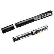 A Manker PL21 with two batteries next to it.