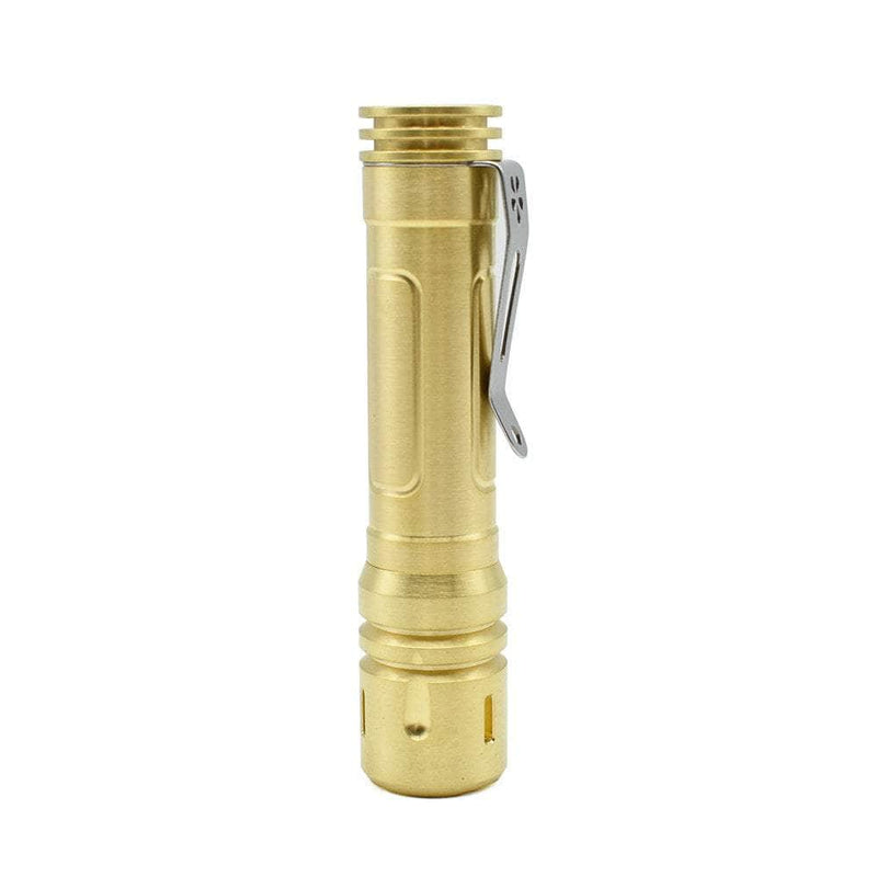 brass rechargeable flashlight ReyLight LAN Brass — Killzone Flashlights
