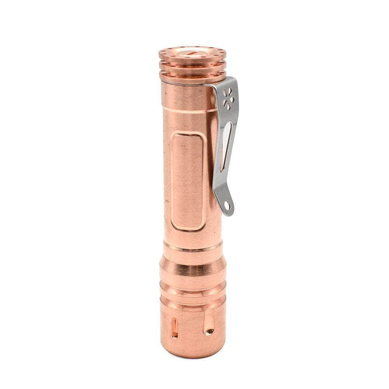 copper flashlight rechargeable ReyLight LAN Copper