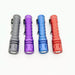 Four Reylight LANapple flashlights with 600 lumens each, in different colors, set against a clean white background.