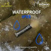 Skilhunt EC300 RGBW Multi-color 21700 Rechargeable LED flashlight