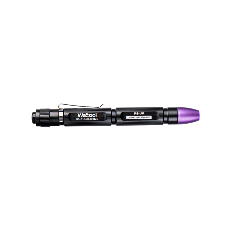 Weltool M6-UV "Golden-Eyed Tiger Cub" UV LED Penlight
