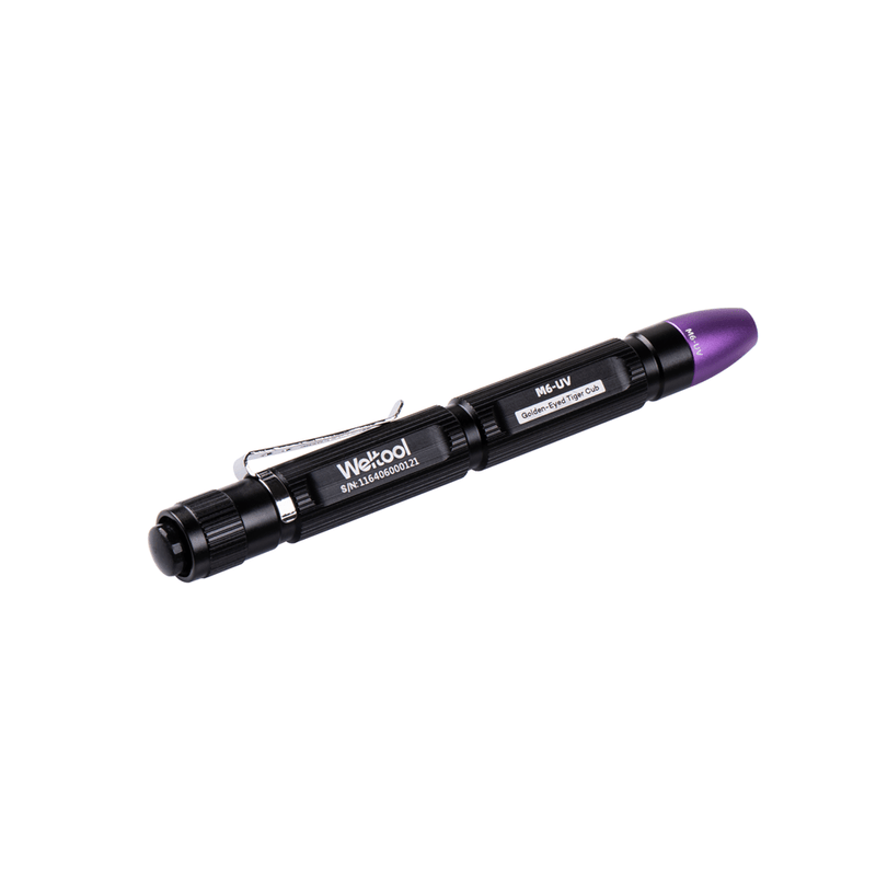 Weltool M6-UV "Golden-Eyed Tiger Cub" UV LED Penlight