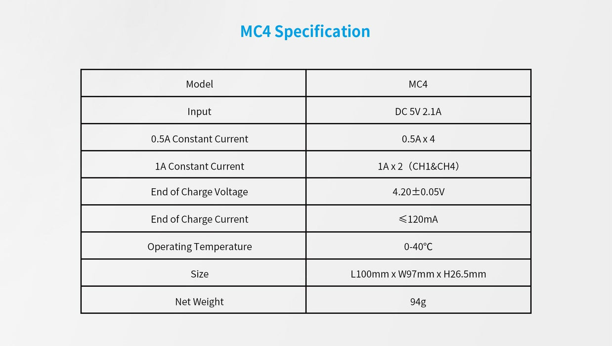 XTAR MC4 Set